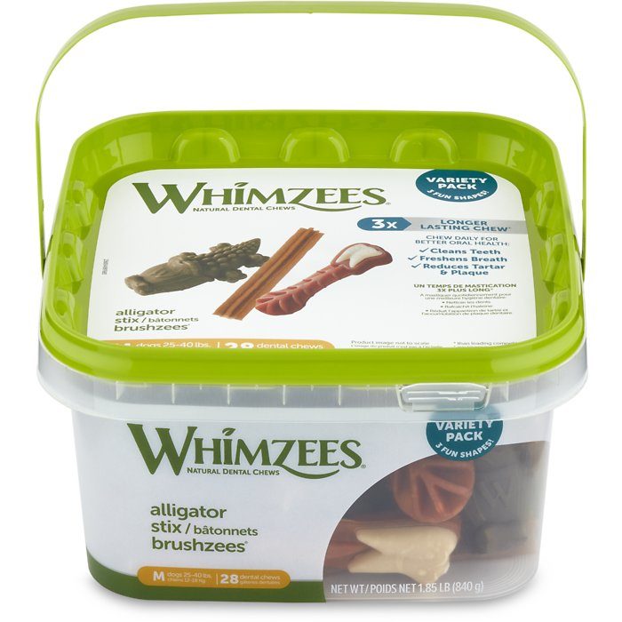 WHIMZEES Variety Pack Grain-Free Dental Dog Treats - Image 1