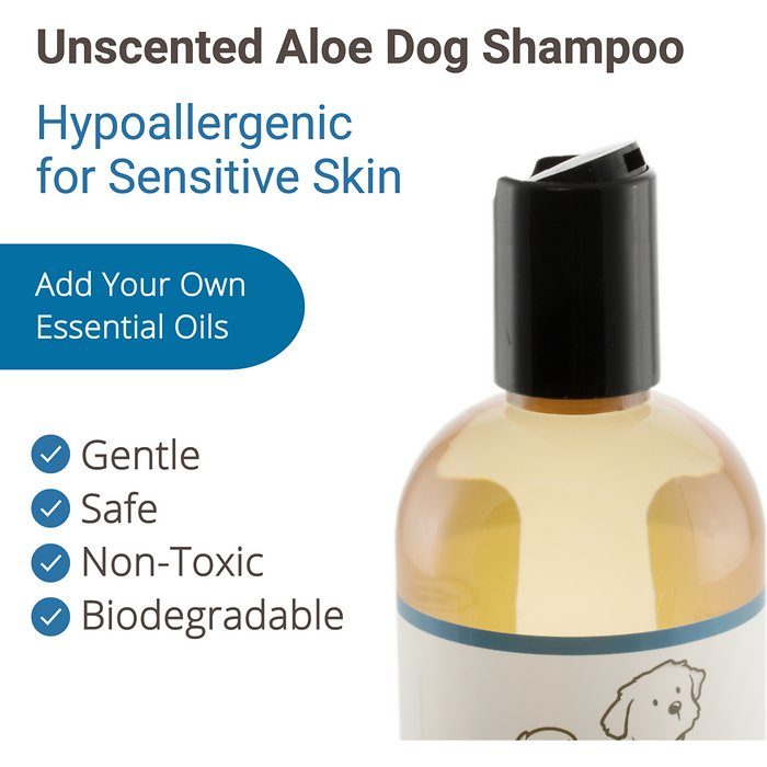 4-Legger Organic Hypo-Allergenic Unscented Aloe Dog Shampoo, 16-oz bottle - Image 5