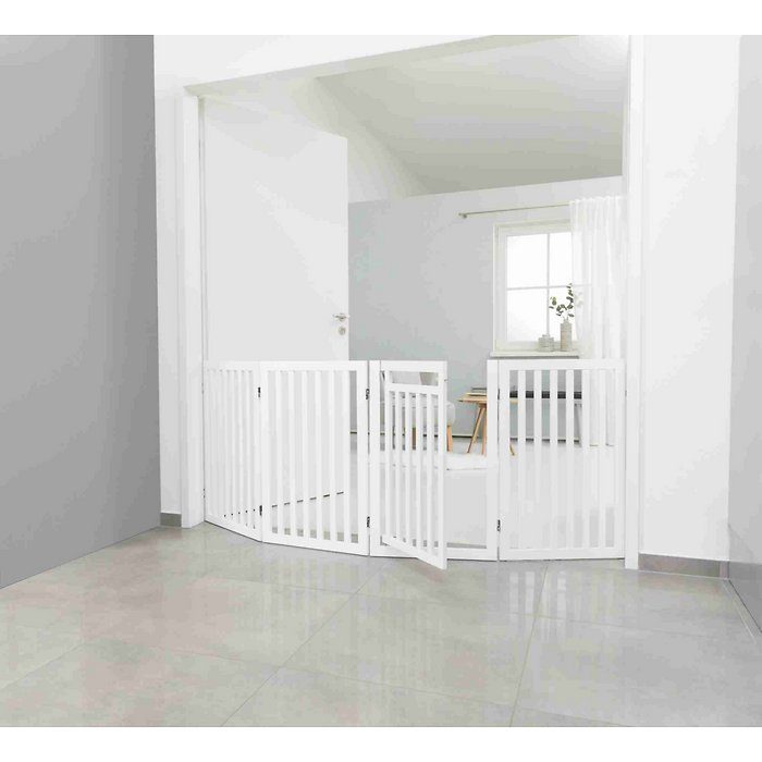 TRIXIE Wooden Dog Gate, 63-in, White - Image 4