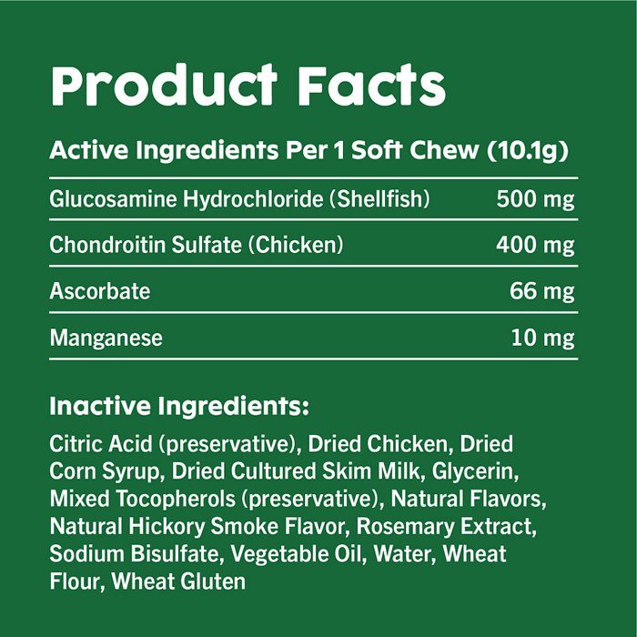 Greenies Chicken Flavored Soft Chew Joint Supplement for Dogs, 80 count, 29-oz bag - Image 7