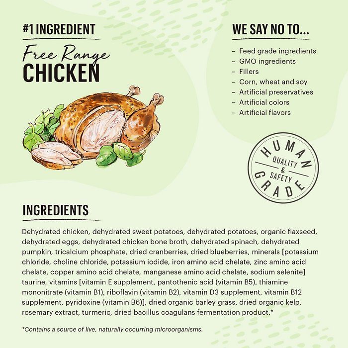 The Honest Kitchen Grain-Free Chicken Recipe Dehydrated Cat Food - Image 4