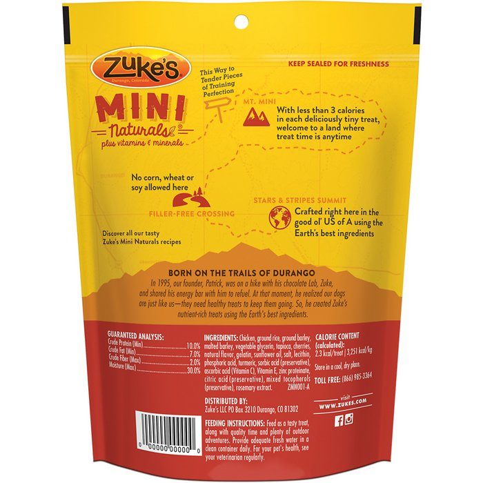 Zuke's Mini Naturals Chicken Recipe Training Dog Treats - Image 2