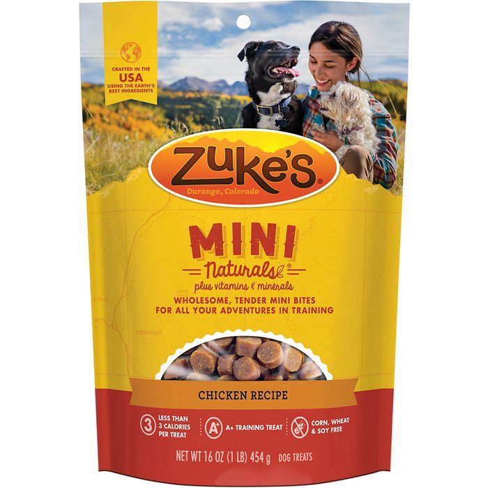 Zuke's Mini Naturals Chicken Recipe Training Dog Treats - Image 1