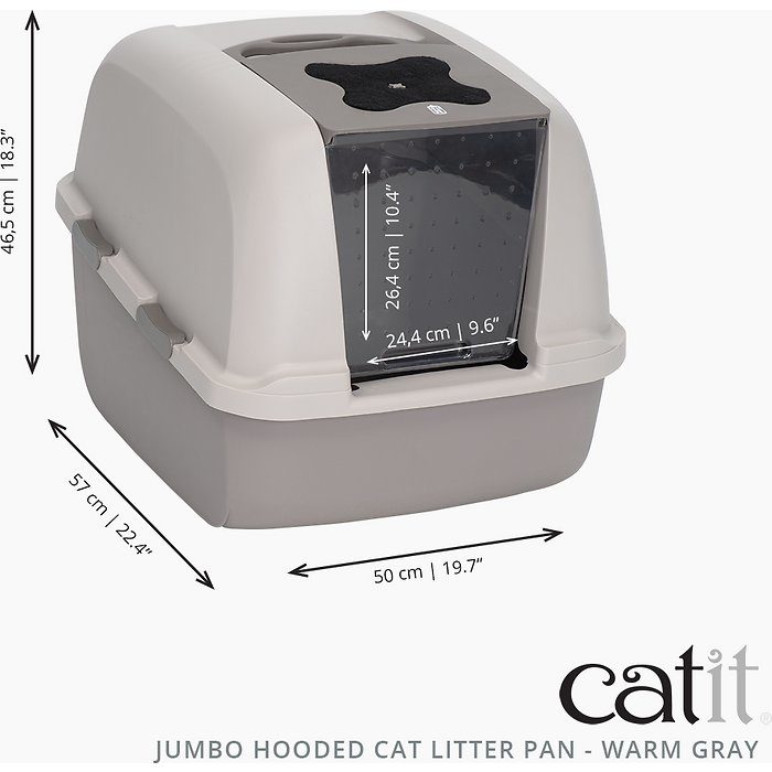 CATIT Jumbo Hooded Cat Litter Pan - Image 2