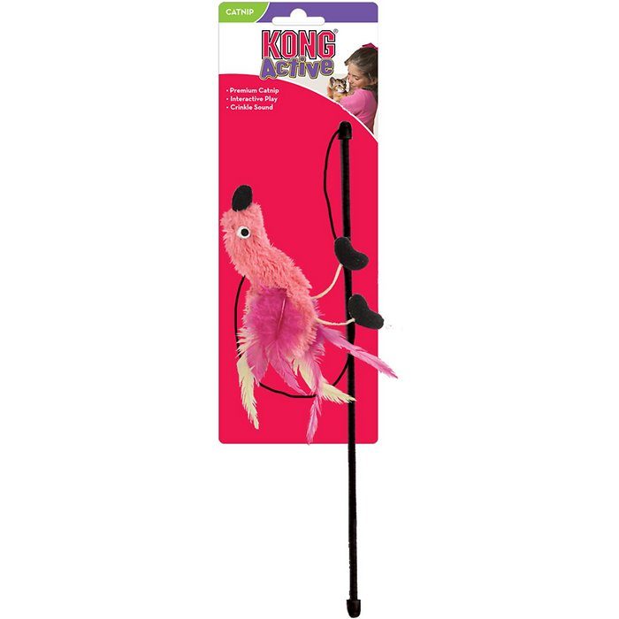 KONG Active Feather Teaser Cat Toy, Color Varies - Image 4