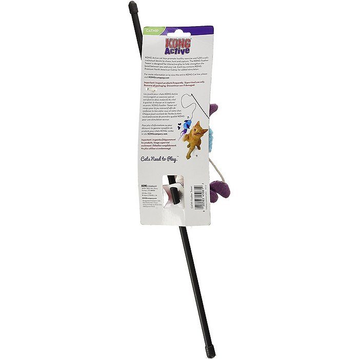 KONG Active Feather Teaser Cat Toy, Color Varies - Image 5