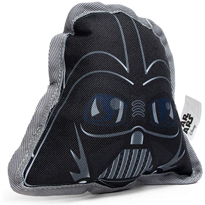 Buckle-Down Star Wars Darth Vader Head Squeaky Plush Dog Toy - Image 2