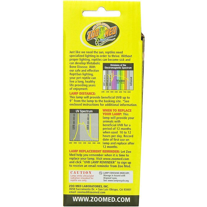 ZOO MED ReptiSun 10.0 UVB Mini Compact Fluorescent Lamp, 13-Watt - Image 2