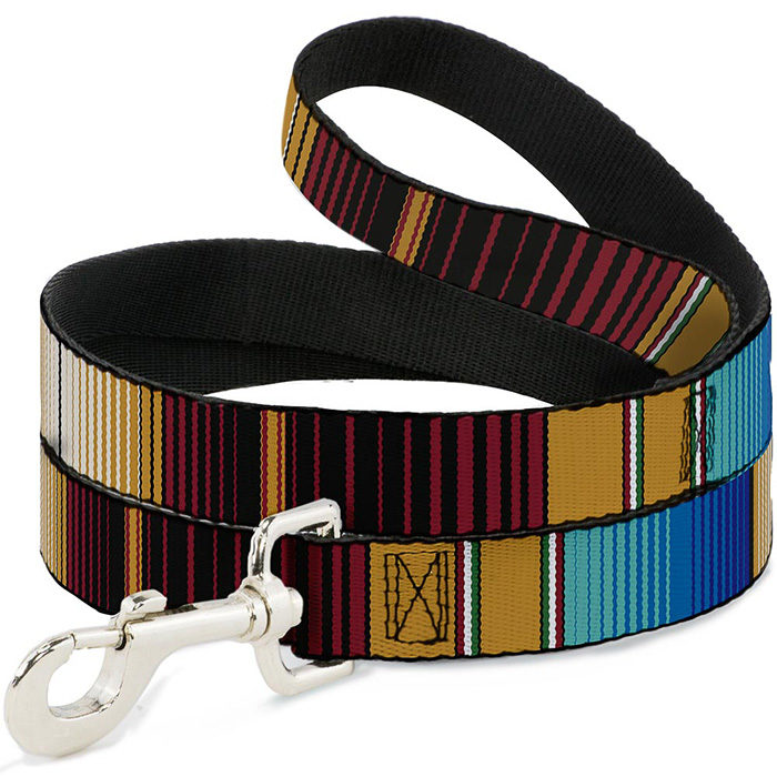 Buckle-Down Zarape6 Vertical Stripe Dog Leash - Image 1
