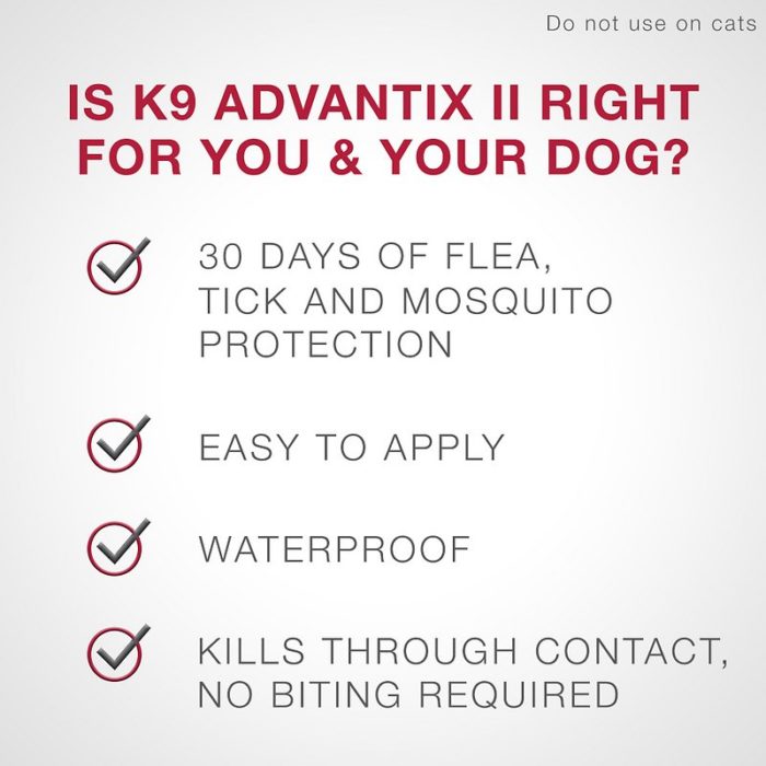 K9 Advantix II Flea & Tick Treatment for Small Dogs, 4-10 lbs - Image 6