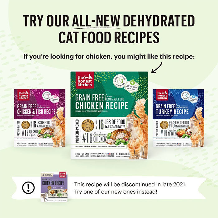 The Honest Kitchen Grain-Free Chicken Recipe Dehydrated Cat Food - Image 2