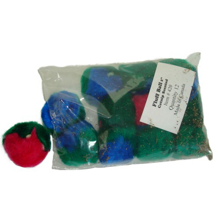 Cancor Innovations Fluff Balls Catnip Cat Toy - Image 1