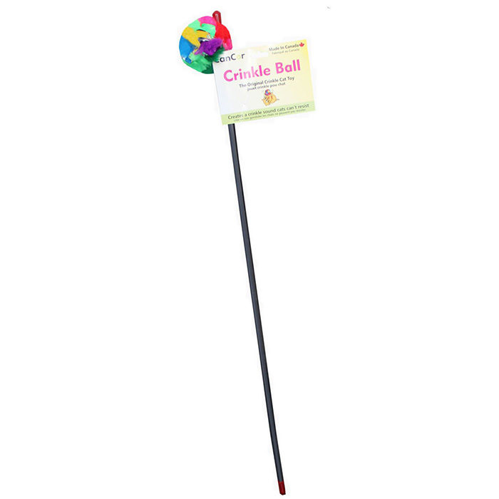 Cancor Innovations Crinkle Ball Tantalizer Cat Toy - Image 1