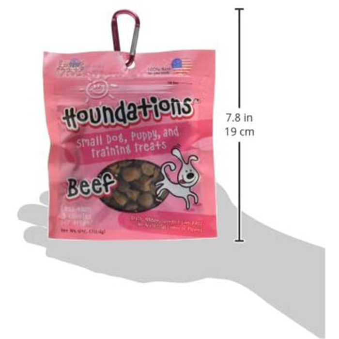Loving Pets Houndations Training Treats for Dog, Beef, 4-oz - Image 7