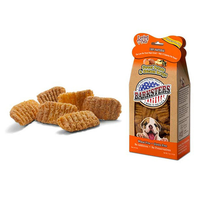 Loving Pets Barksters Sweet Potato & Chicken Krisps Dog Treats, 5-oz - Image 3