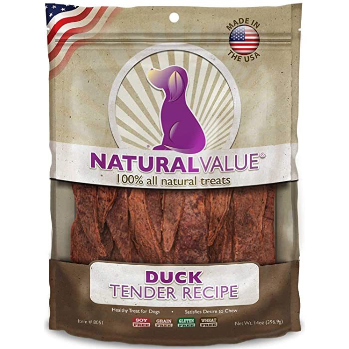 Loving Pets Natural Value Soft Chew Duck Tenders Dog Treats, 14-oz - Image 1
