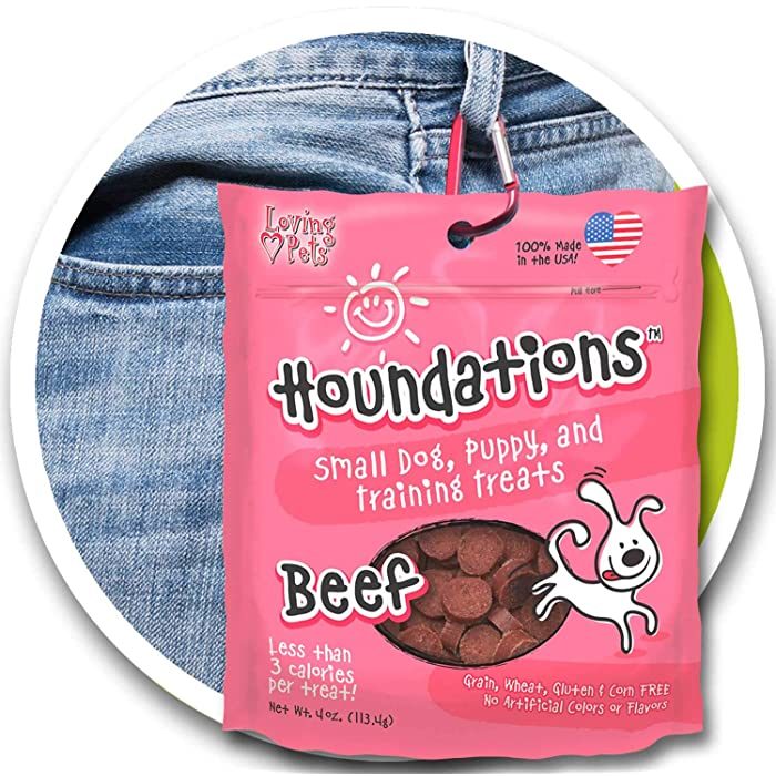 Loving Pets Houndations Training Treats for Dog, Beef, 4-oz - Image 8