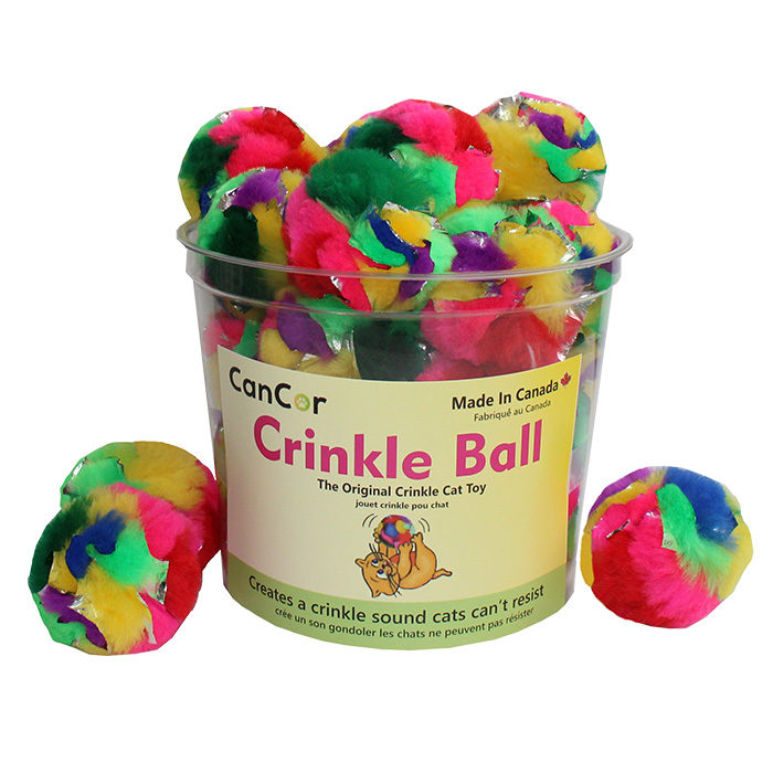 Cancor Innovations Original Crinkle Ball Cat Toy - Image 3