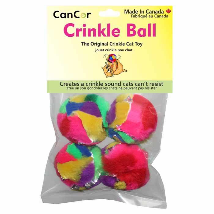 Cancor Innovations Mini Crinkle Ball Cat Toy - Image 2