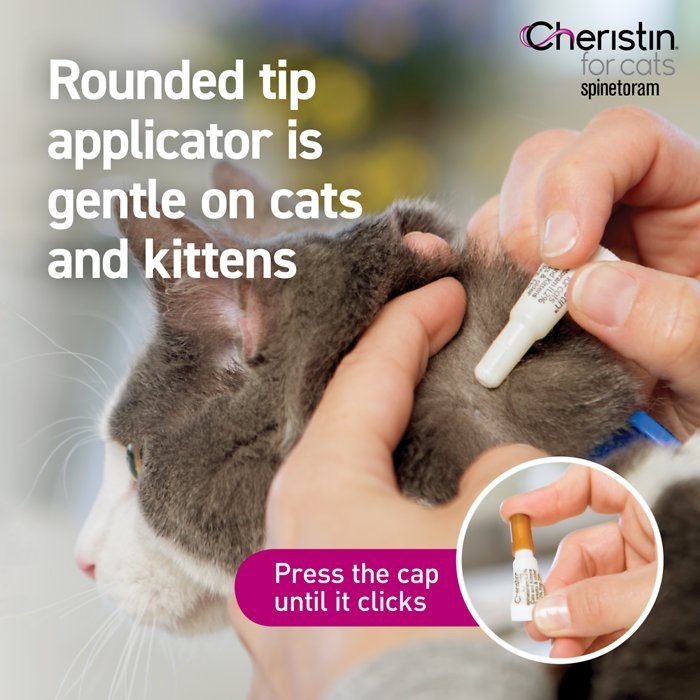 Cheristin Topical Flea Treatment for Cats, 6 Doses - Image 4
