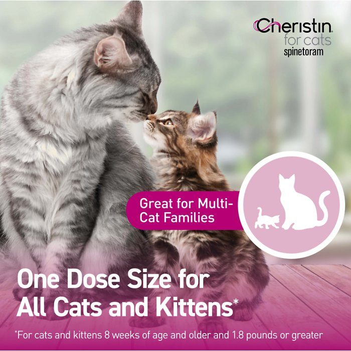 Cheristin Topical Flea Treatment for Cats, 6 Doses - Image 5