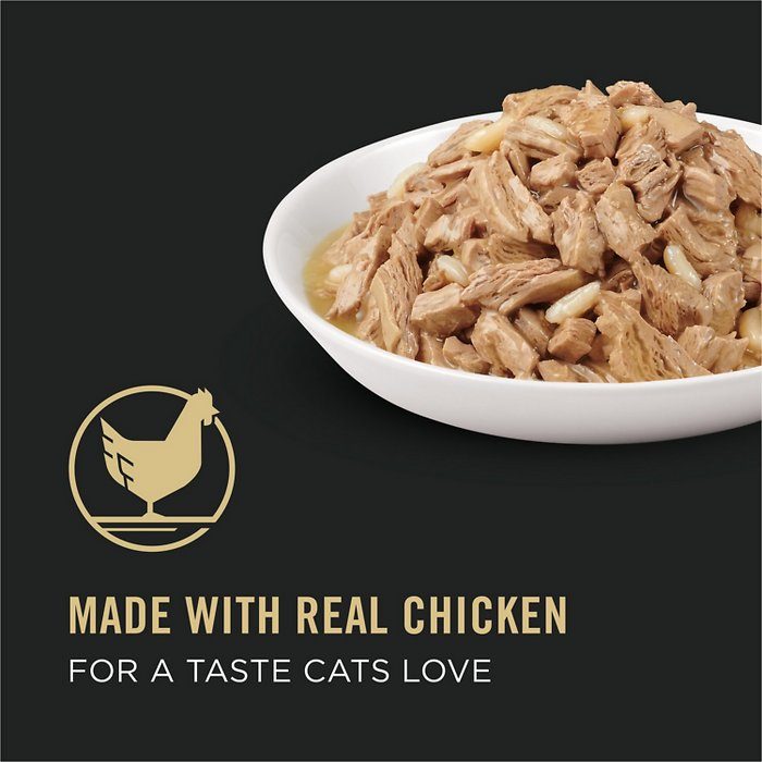 Purina Pro Plan Savor Chicken & Rice Entree in Gravy Adult Wet Cat Food, 3 oz, Case of 24 - Image 8
