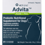 VetOne Advita Probiotic Nutritional Supplement for Dogs, 30 count