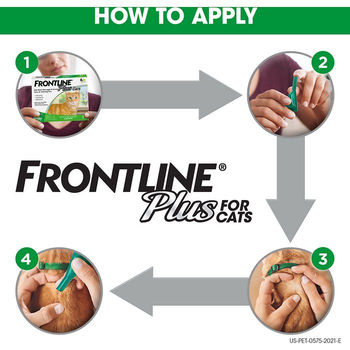 Frontline Plus Flea & Tick Treatment for Cats, over 1.5 lbs - Image 7
