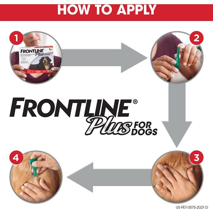 Frontline Plus Flea & Tick Treatment for Extra Large Dogs, 89-132 lbs - Image 7