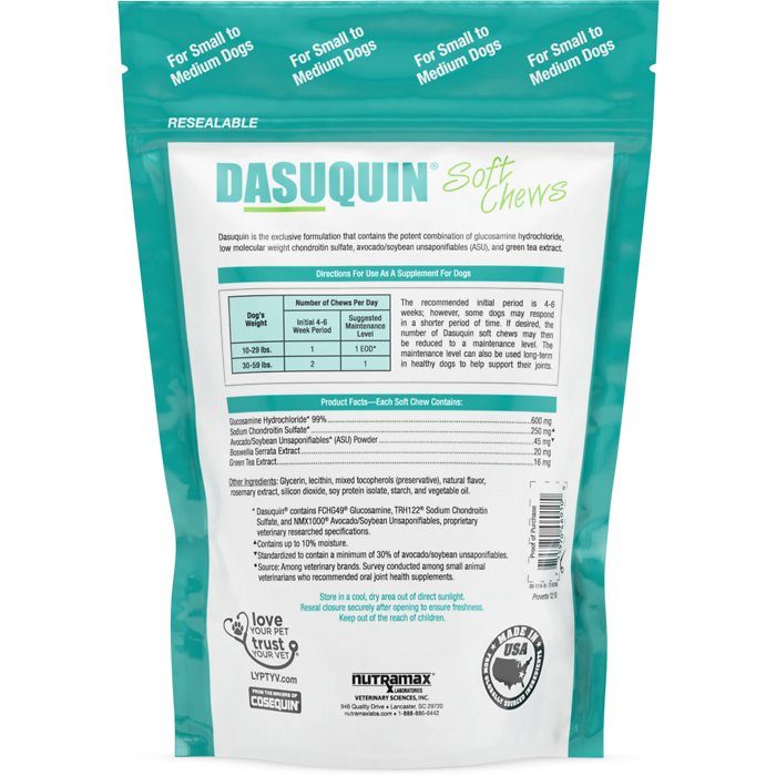 Nutramax Dasuquin Soft Chews for Small & Medium Dogs - Image 2