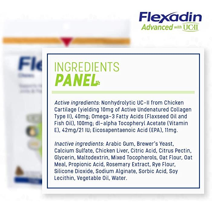 Vetoquinol Flexadin Advanced with UCII for Dogs & Cats - Image 3