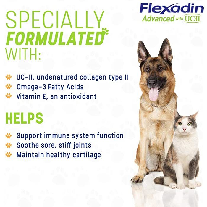 Vetoquinol Flexadin Advanced with UCII for Dogs & Cats - Image 2