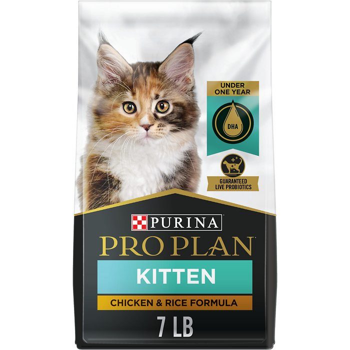 Purina Pro Plan Kitten Chicken & Rice Formula Dry Cat Food - Image 1
