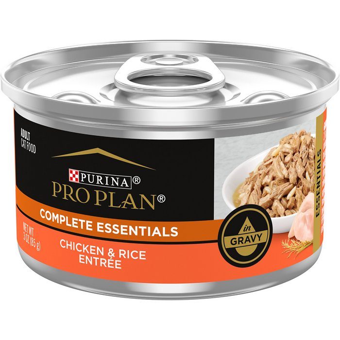 Purina Pro Plan Savor Chicken & Rice Entree in Gravy Adult Wet Cat Food, 3 oz, Case of 24 - Image 1