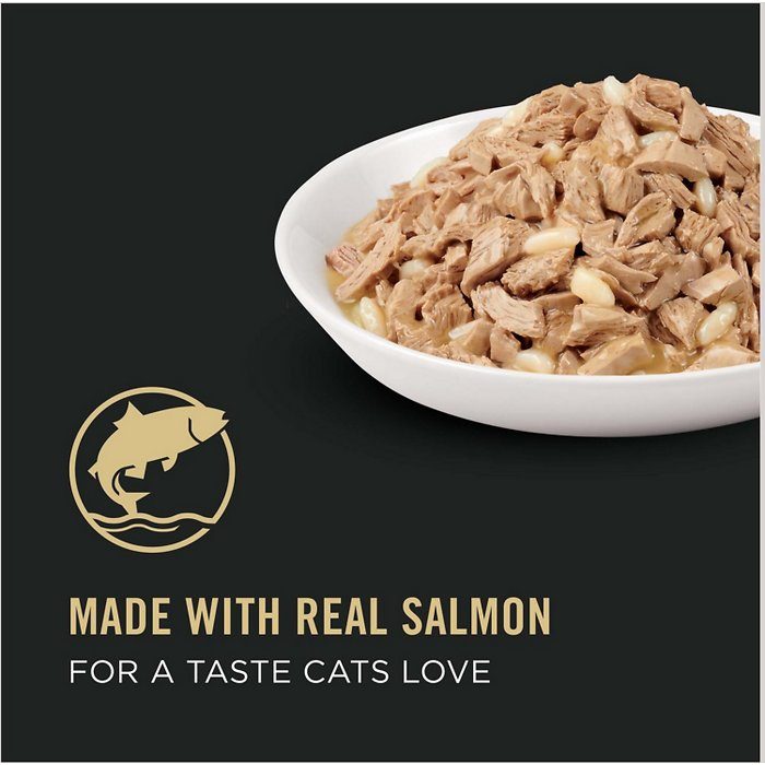 Purina Pro Plan Savor Salmon & Rice Entree in Sauce Adult Wet Cat Food, 3 oz, Case of 24 - Image 8