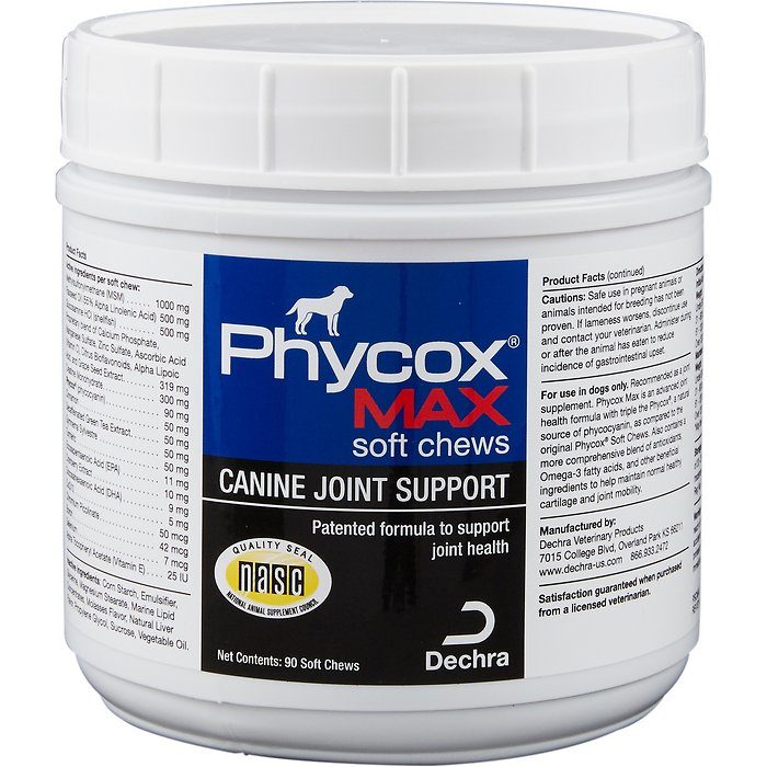 Phycox MAX Soft Chews Joint Supplement for Dogs, 90 count - Image 1