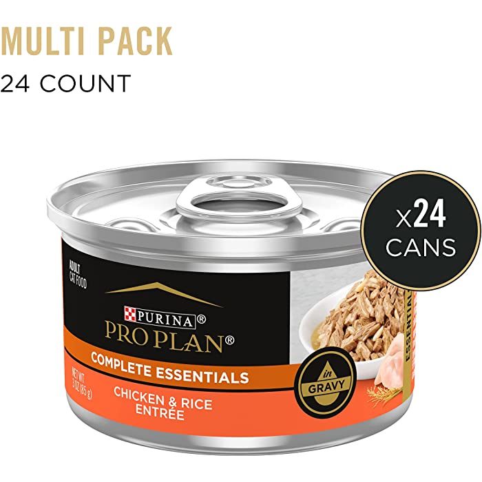 Purina Pro Plan Savor Chicken & Rice Entree in Gravy Adult Wet Cat Food, 3 oz, Case of 24 - Image 3