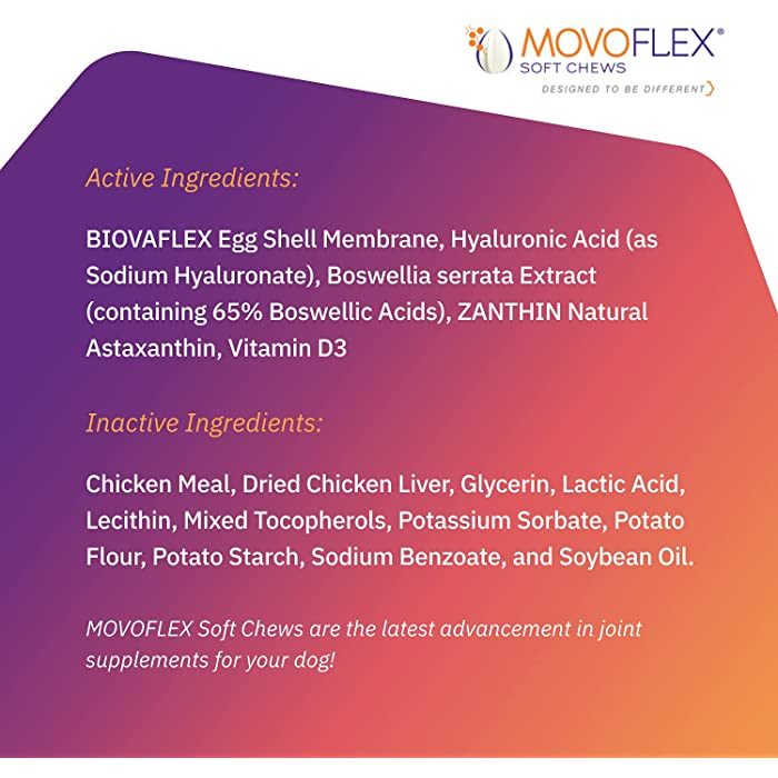 MOVOFLEX Soft Chews Joint Support for Dogs, 60 count - Image 7