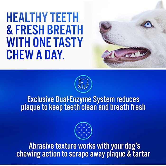 Virbac C.E.T. Enzymatic Oral Hygiene Dental Dog Chews, 30 count - Image 5