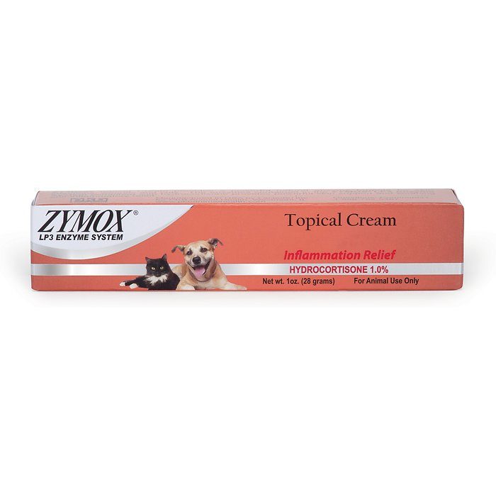 Zymox Topical Cream Inflammation Relief Hydrocortisone 1.0% for Dogs & Cats - Image 2