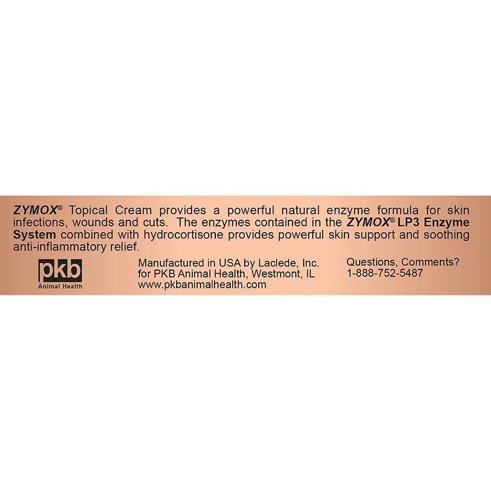 Zymox Topical Cream Inflammation Relief Hydrocortisone 1.0% for Dogs & Cats - Image 3
