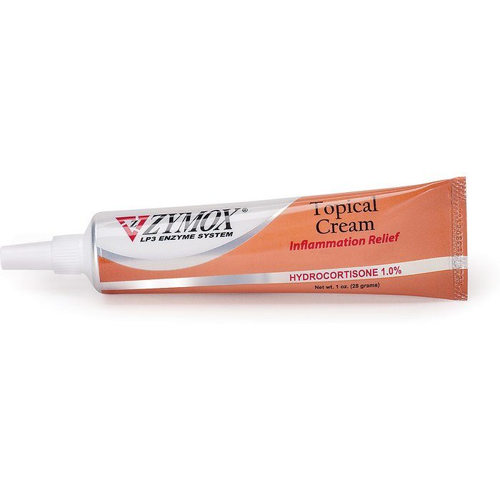 Zymox Topical Cream Inflammation Relief Hydrocortisone 1.0% for Dogs & Cats - Image 1