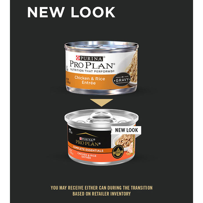 Purina Pro Plan Savor Chicken & Rice Entree in Gravy Adult Wet Cat Food, 3 oz, Case of 24 - Image 2