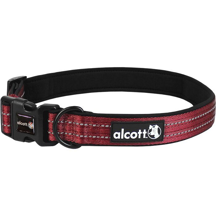 Alcott Adventure Dog Collar, Red - Image 1