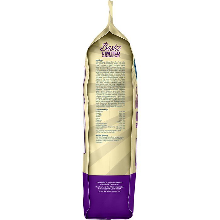 Blue Buffalo Basics Turkey & Potato Recipe Adult Dry Dog Food - Image 3