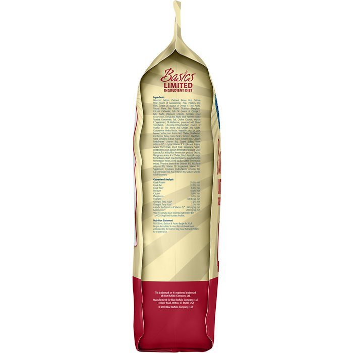 Blue Buffalo Basics Salmon & Potato Recipe Adult Dry Dog Food - Image 3