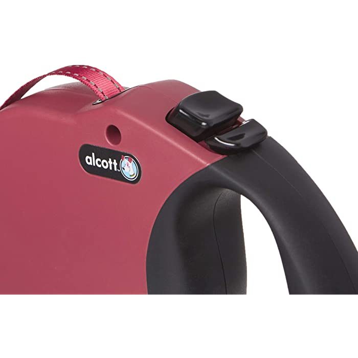 Alcott Adventure Retractable Dog Leash, Red - Image 3