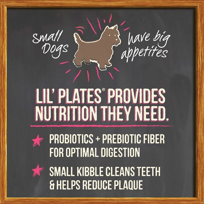 Merrick Lil' Plates Grain Free Real Chicken + Sweet Potato Recipe Small Breed Adult Dry Dog Food - Image 3