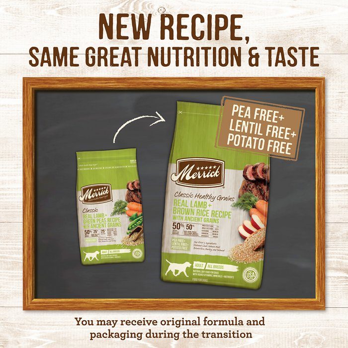 Merrick Classic Healthy Grains Real Lamb + Brown Rice Recipe with Ancient Grains Adult Dry Dog Food - Image 2