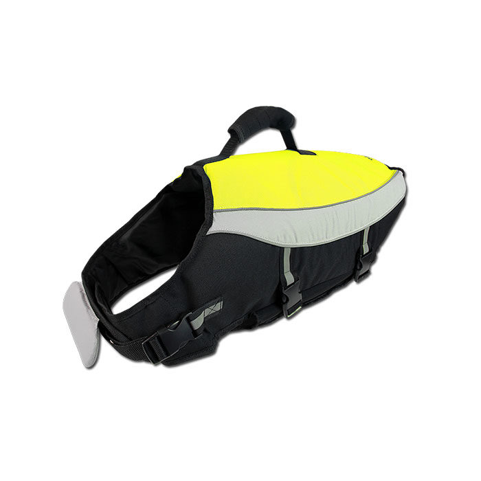 Alcott Water Adventure Dog Life Jacket, Neon Yellow - Image 1